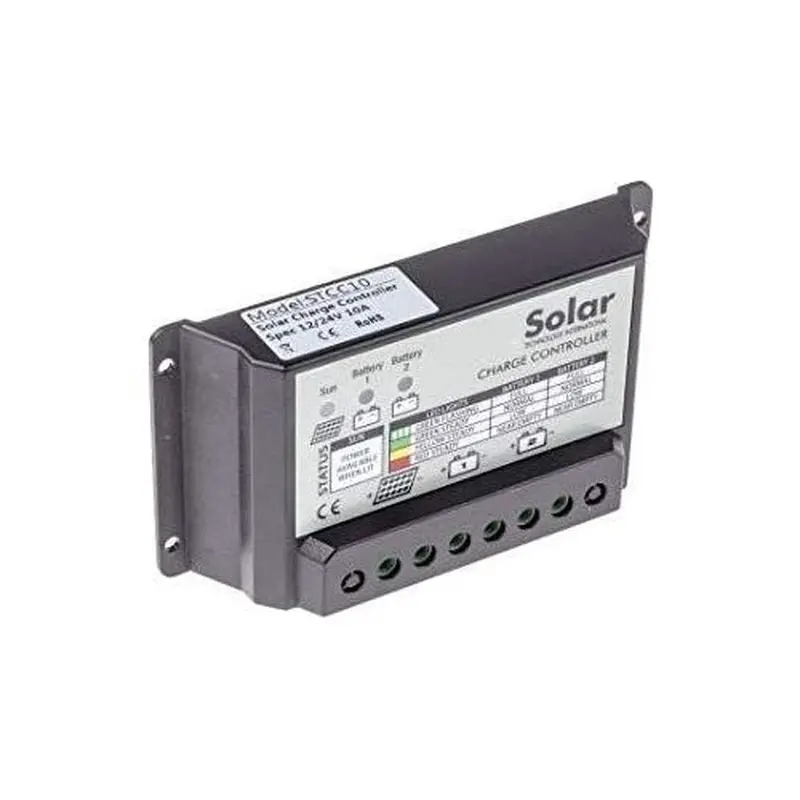 10A Dual-Input Solar Battery Charger – Stcc10 1