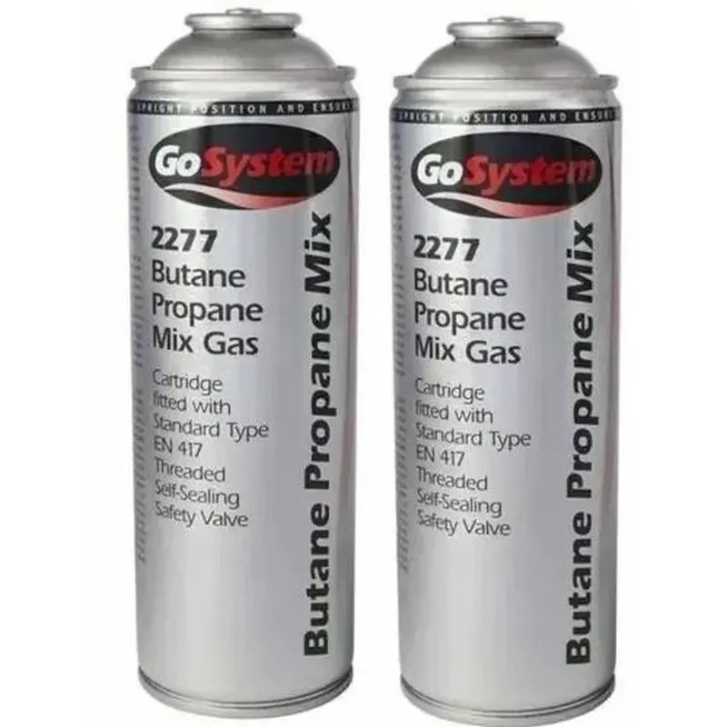 2-Pack Gosystem Butane-Propane Mixed Gas Cartridge – 277G (482Ml) 1