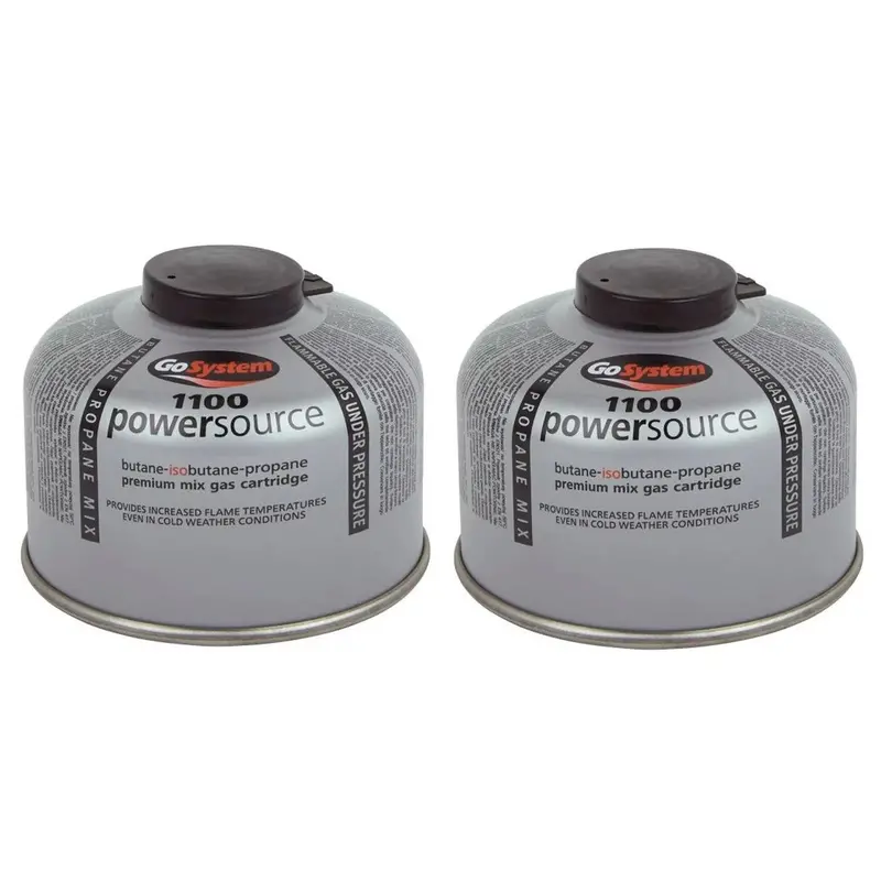2-Pack Gosystem Powersource Threaded Butane-Propane Canister – 100G 1