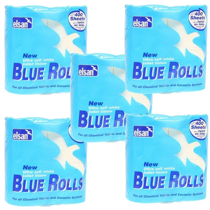 20-Pack Elsan Blue Toilet Rolls (4 Rolls Per Pack) 1