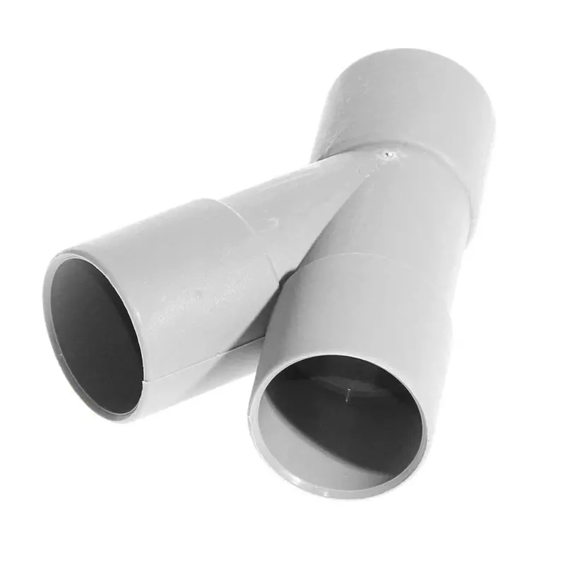 28Mm Rigid Pipe Plastic Y-Fitting – Compatible With Standard 28Mm Tubing 1