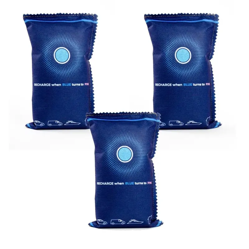 3-Pack Reusable Dehumidifier Bags – Auto & Home Moisture Control Pads 1