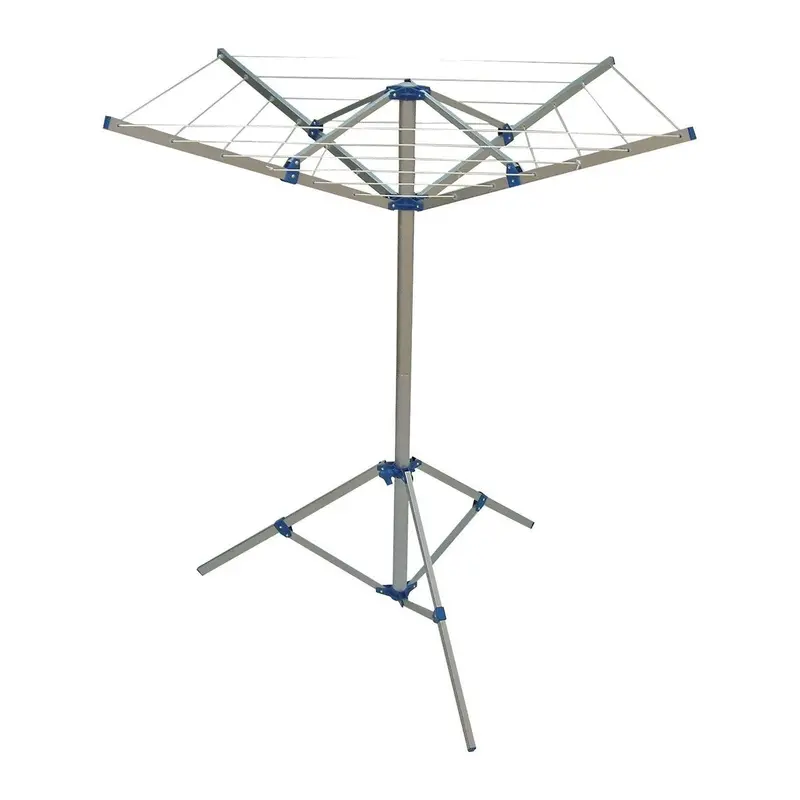 4-Arm Rotary Clothes Airer With Sturdy Stand – Compact Folding Design (4505) 1