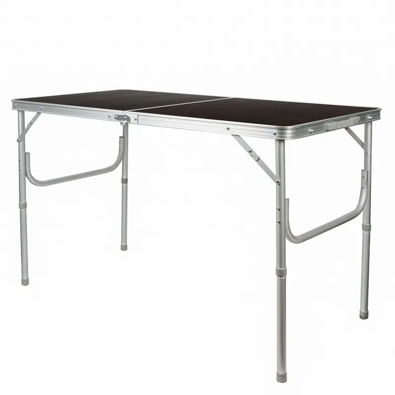 Adjustable Folding Camping Table – 120X60X70Cm – Leisurewize 1