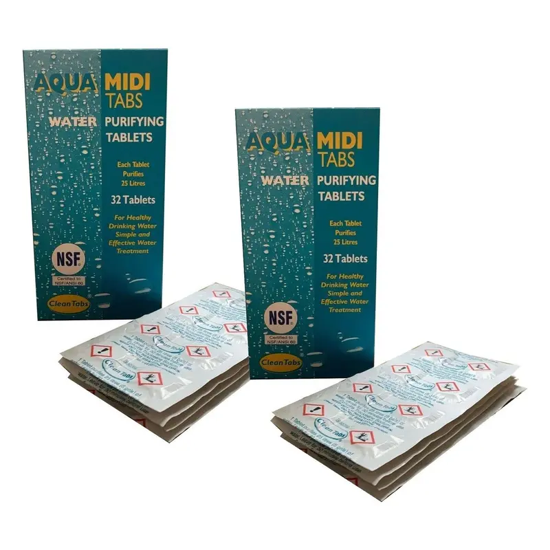 Aquatabs Midi Water Purification Tablets – 64-Count Sterilising Solution For Safe Drinking Water 1