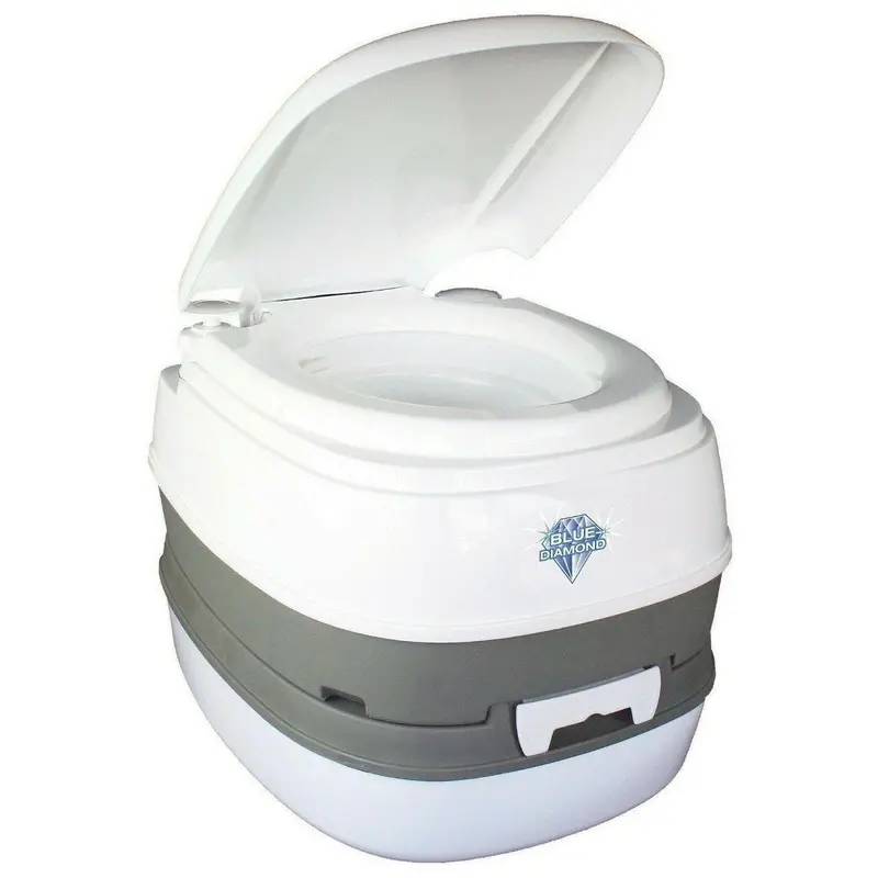 Blue Diamond Nature Calls Portable Toilet – 16-Litre Self-Contained Flushing System 1
