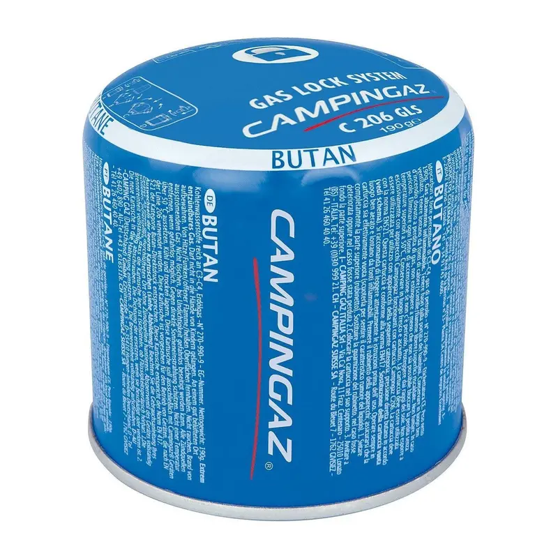 Campingaz C206 Butane Gas Cartridge – 190G Secure Lock System For Outdoor Cooking & Heating 1