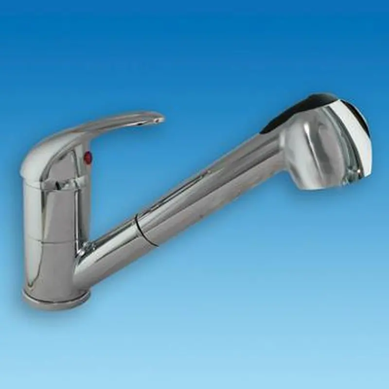 Chrome Caravan Shower Tap With Pull-Out Hose And Adjustable Spray Head – Ct272 1