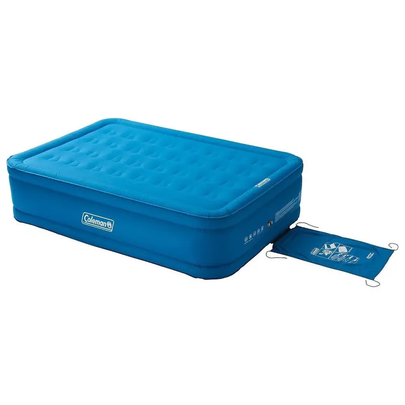 Coleman Extra-Durable Raised Double Airbed – Premium Camping Mattress 1