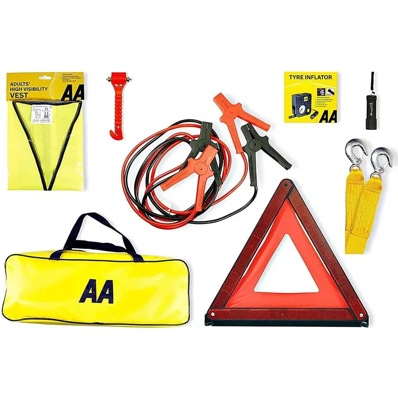 Comprehensive Aa Emergency Breakdown & Road Safety Kit For European Car Travel 1