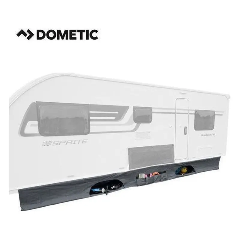 Dometic Pro Organiser Draught Skirt – 6-Meter Caravan Skirting With Pockets 1