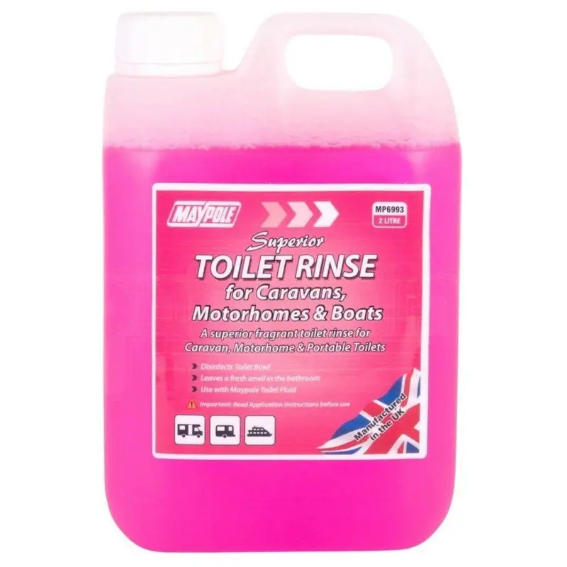 Eco-Friendly 2L Portable Chemical Toilet Rinse Bottle (Pink) 1