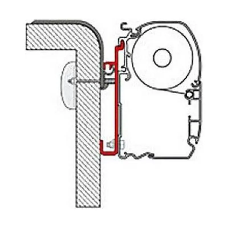 Fiamma Fiat Rapido 400Cm Adapter Bracket – F45/F70 Awning Mounting Hardware For Rapido Motorhomes (98655-399) 1