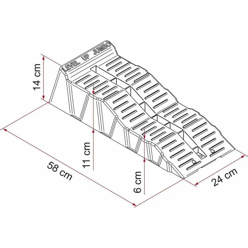 Fiamma Jumbo Wheel Ramps With Carry Bag – 8-Ton Axle Leveling System For Caravans & Motorhomes 1