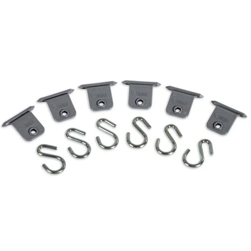 Fiamma S-Hook Awning Hanger Kit (6-Pack) For Motorhomes, Campervans & Caravans 1