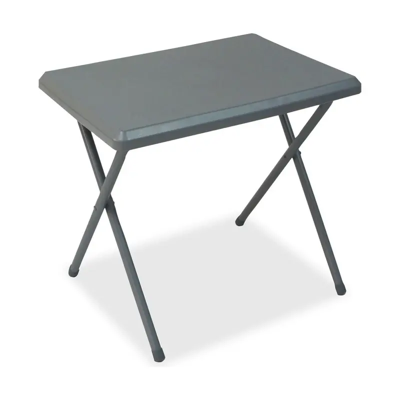 Fleetwood Low-Profile Plastic Table – Sleek Grey Finish (F0018G) 1
