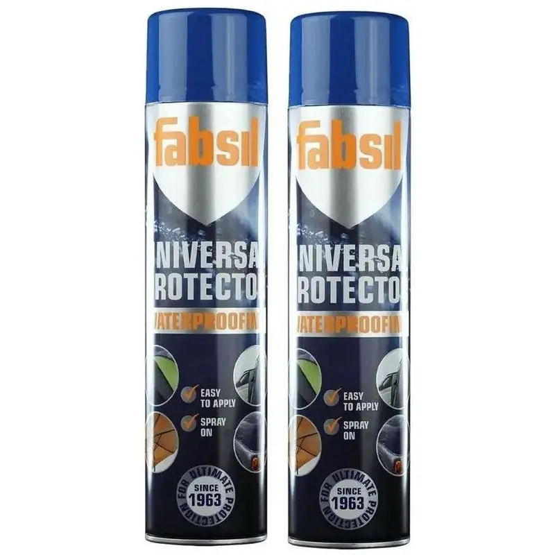 Grangers Fabsil Universal Waterproofing Spray – Twin 600Ml Aerosol Pack 1