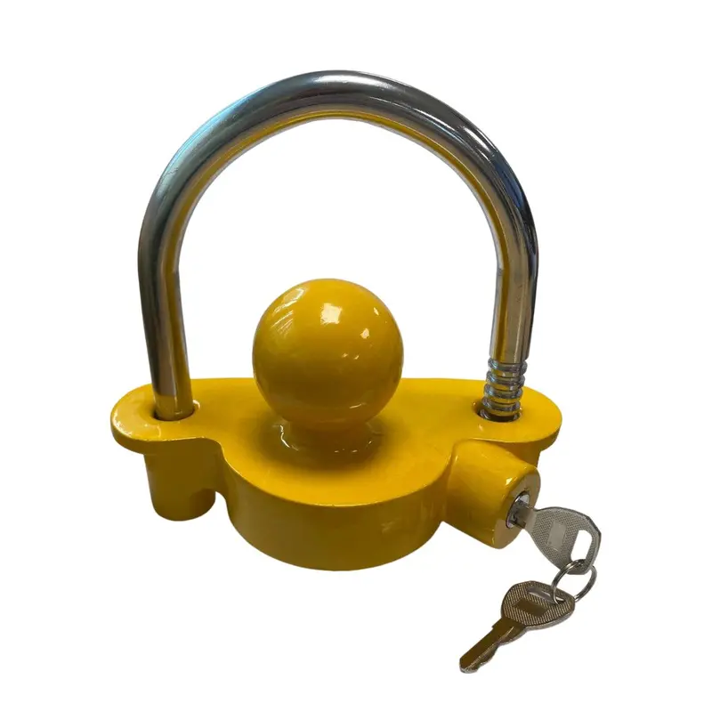 High-Security Universal Tow Ball & Coupling Lock For Caravans And Trailers 1