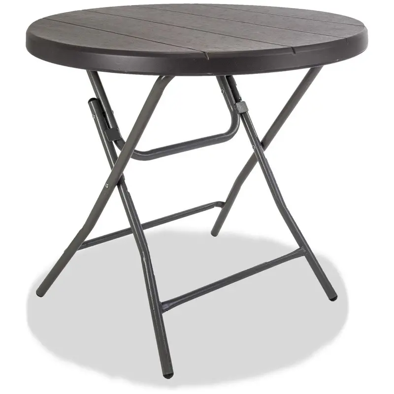 Jet Stream Fairfield Round Folding Table – Compact Outdoor Dining Surface (F0103) 1