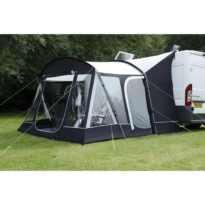 Leisurewize Mercury 350 Low-Profile Drive-Away Awning For Vw T5/T6 Campervans – Charcoal, 180–210Cm 1