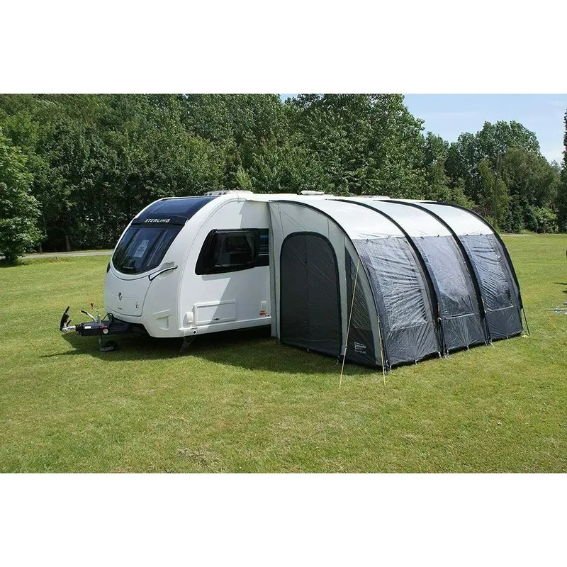 Leisurewize Ontario Poled Porch Awning – 390Cm Charcoal Caravan Awning (2022 Model) 1
