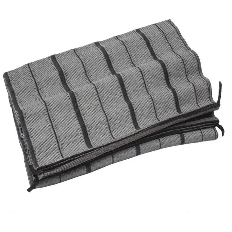 Luxury Moroccan-Style Awning Carpet – 2.5M X 4.0M Padded Groundsheet In H/D Grey 1