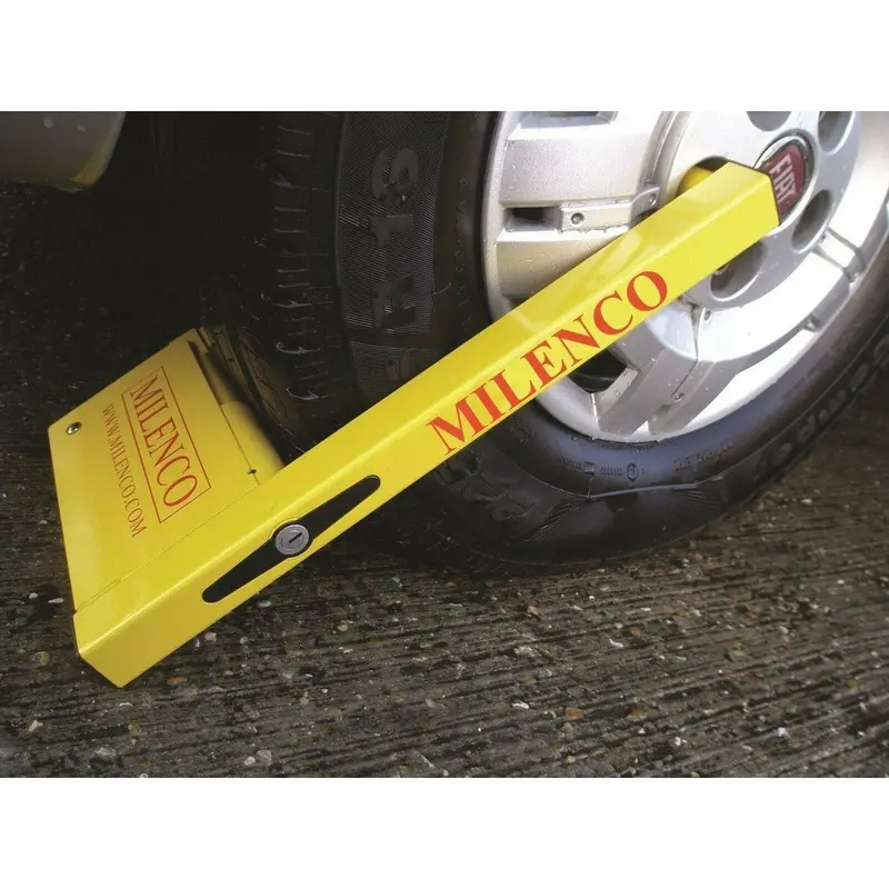Milenco Compact Wheel Clamp With Carry Bag For Travel Security 1