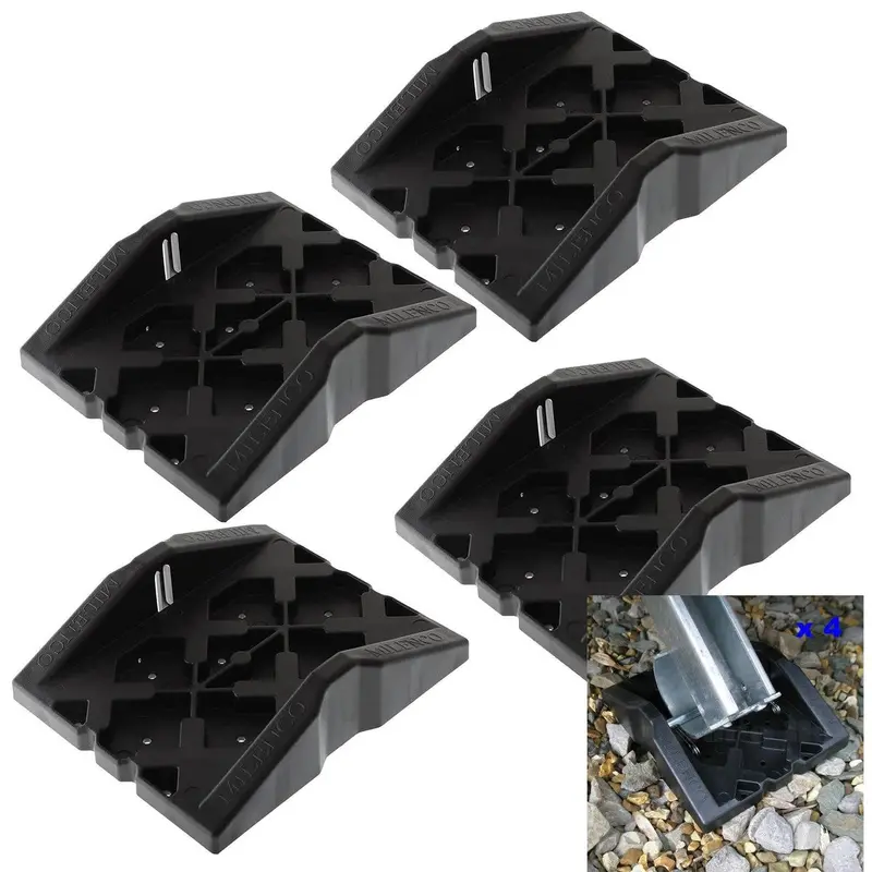 Milenco Stacka Corner Feet Protective Pads For Stabilisers 1
