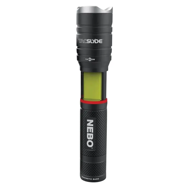Nebo Tac Slyde Tactical Torch – Adjustable Beam, Usb-Rechargeable Flashlight 1