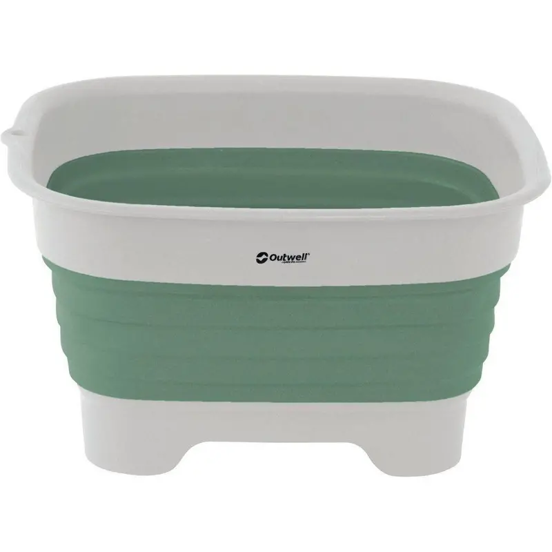 Outwell Collaps Wash Bowl With Drain – Shadow Green 1