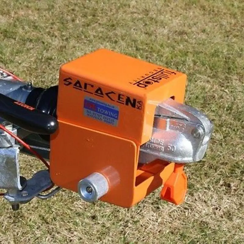 Purpleline Saracen High-Security Hitch Lock – Compatible With Williams & Knott Trailers 1