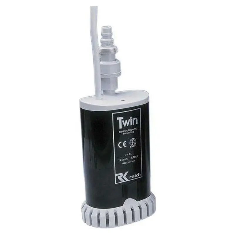 Reich 19L/Min Twin Submersible Water Pump – High-Capacity Motorhome & Caravan Freshwater System 1