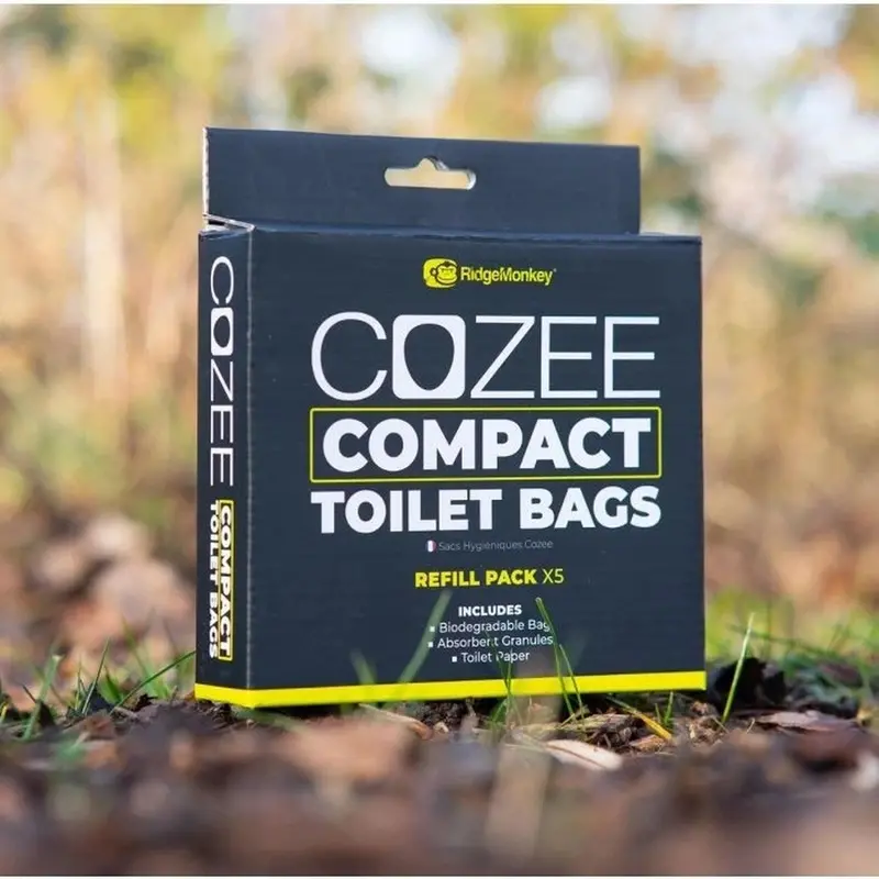 Ridgemonkey Cozee Compact Toilet Bag Refills – Reusable Waste System 1