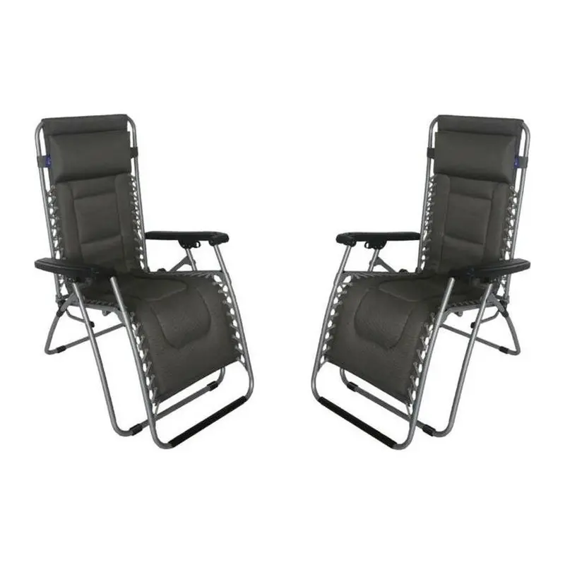 Royal Ambassador Relaxer Chair – 2-Pack Ergonomic Lounge Seat With Headrest 1
