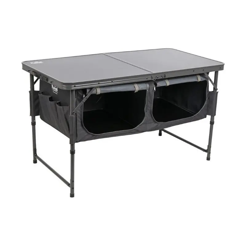 Royal Camping Table With Under-Table Storage Cupboard – Space-Saving Design 1