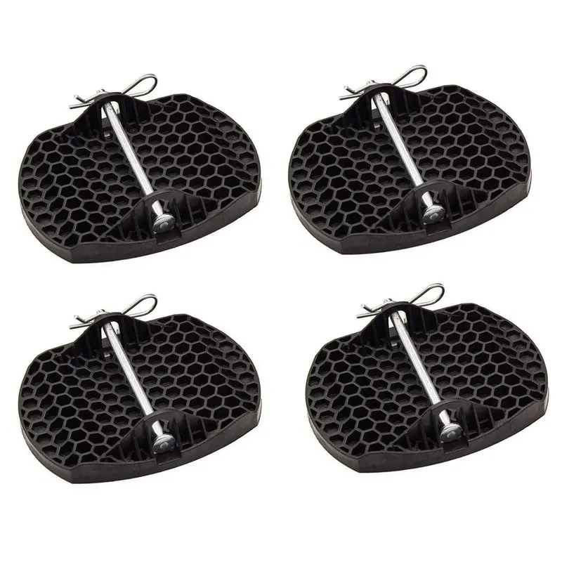 Royal Heavy-Duty Caravan Corner Steady Pads – Set Of 4, Reinforced Metal Pin Design 1