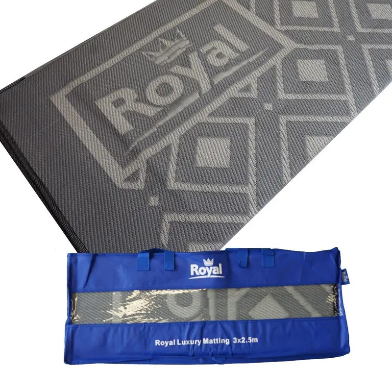 Royal Luxury Breathable Awning Matting – 4M X 2.5M Groundsheet With Deluxe Carry Bag 1