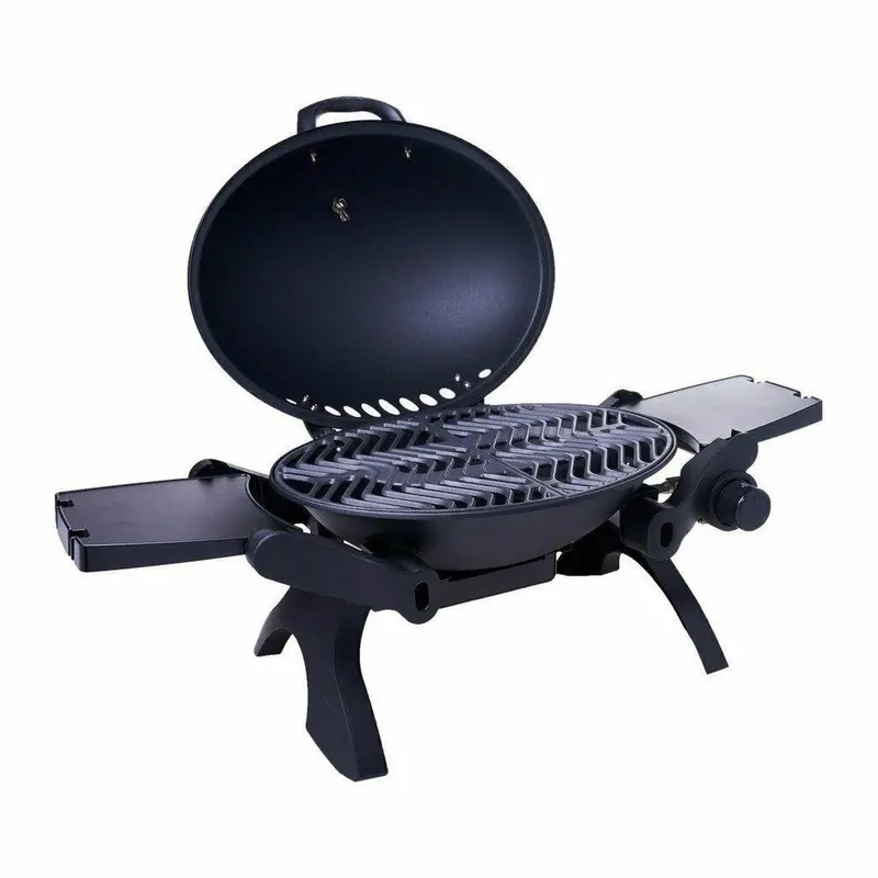 Royal Tabletop Gas Bbq – Cast Iron Grill For Portable Outdoor Cooking 1