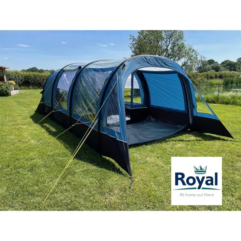 Royal Welford 4-Person Air Inflatable Tent With Integrated Carpeted Inner Floor 1