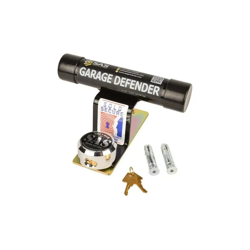 Sas Ultimate Garage Defender – Motorbike Security Stop Bar For Roller Or Up-And-Over Doors 1