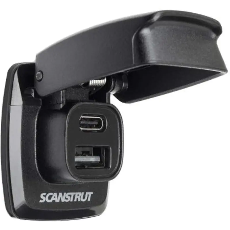 Scanstrut Sc-Usb-F1 Flip Pro Dual Usb Charger – Supports Usb-A & Usb-C (12V/24V) 1
