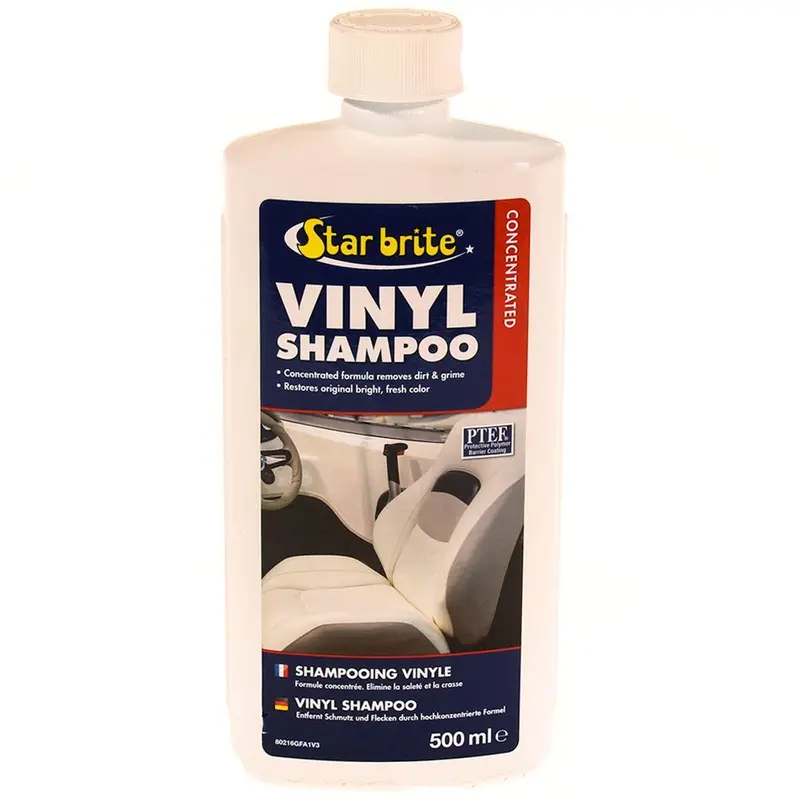 Starbrite Vinyl Cleaner & Shampoo – 473Ml All-Purpose Formula For Marine, Rv, And Awning Vinyl Surfaces 1