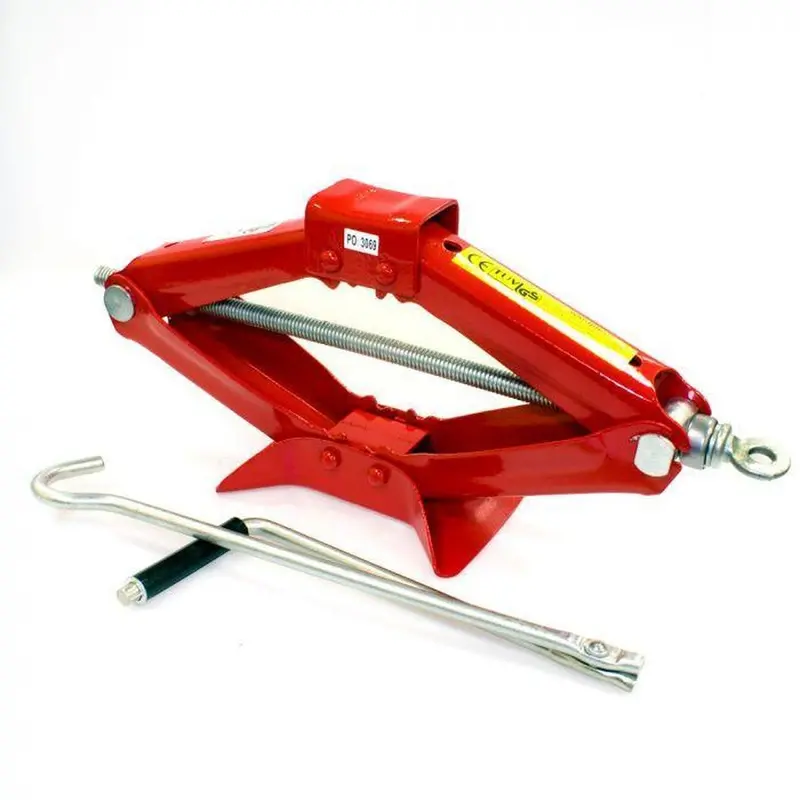 Streetwize 1.5-Tonne Scissor Jack – Wind-Up Car Maintenance Lift With Ergonomic Handle 1