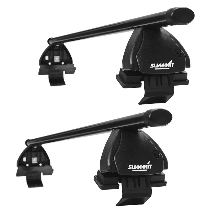 Summit Sup-039 Sturdy Crossbars For Roof Racks – Black Steel, Easy Installation, 2-Pack 1