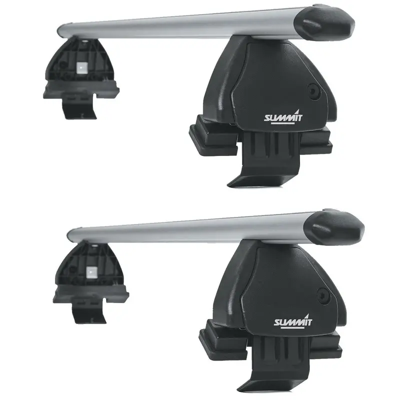 Summit Sup-A050 Heavy-Duty Aluminum Roof Racks – Lockable Twin Bar System 1