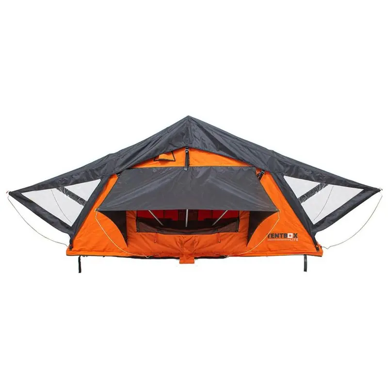 Tentbox Lite Roof Tent – Compact 2–3 Person Orange Edition For Vehicle Mounting 1