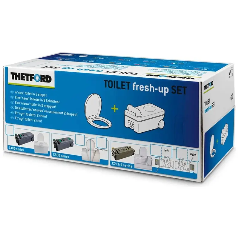 Thetford Fresh-Up C500 Sanitation Kit – Complete Toilet Maintenance Set, Code 90558127 1
