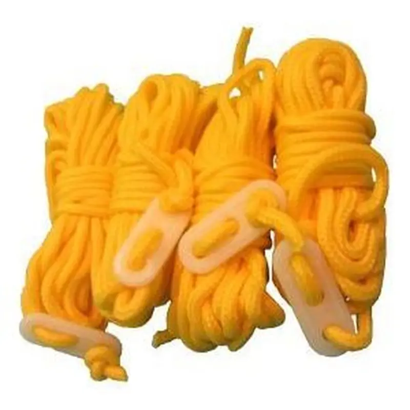 Via Mondo 4M Yellow Guylines – 4Mm Diameter (Pack Of 4) 1