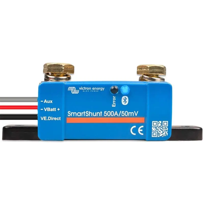 Victron Smartshunt Battery Monitor – 500A Capacity, 50Mv Shunt, Bluetooth Enabled 1