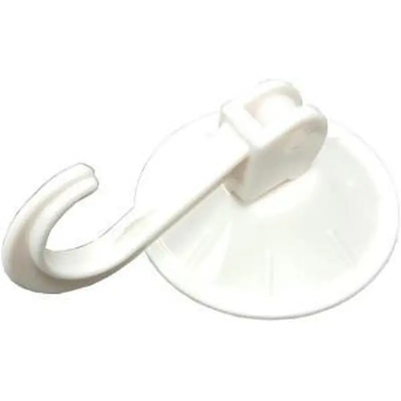 W4 37Mm White Suction Hook – Reusable Adhesive Mounting Solution 1